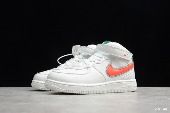 Green Kids 1 Nike 314193-100 Force Orange Mid 07 White Air 1225